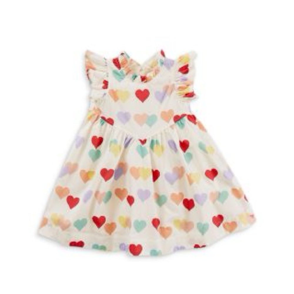 Pink Chicken Jennifer Dress Multi Hearts